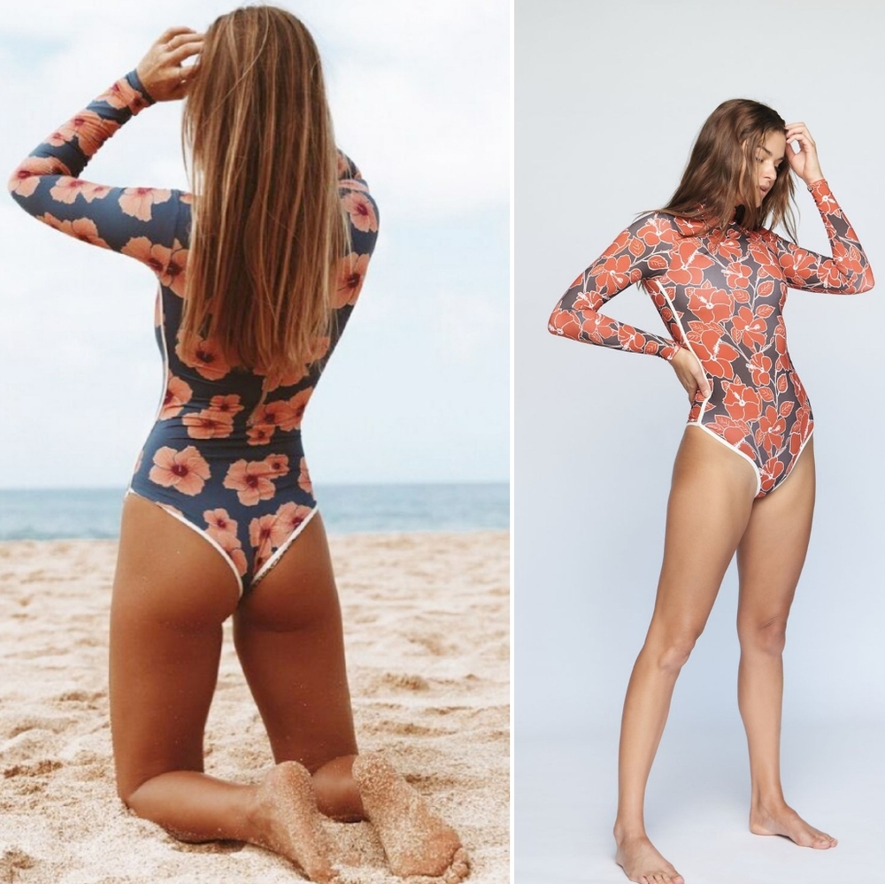 New acacia south pacific ehukai rashguard onepiece - Picture 7 of 9